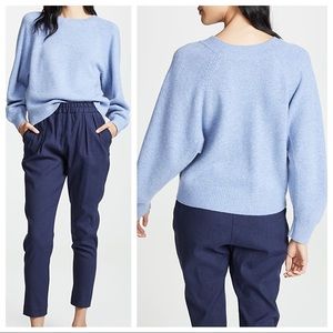 Vince Wool-Cashmere Raglan Dolman Sleeve Sweater